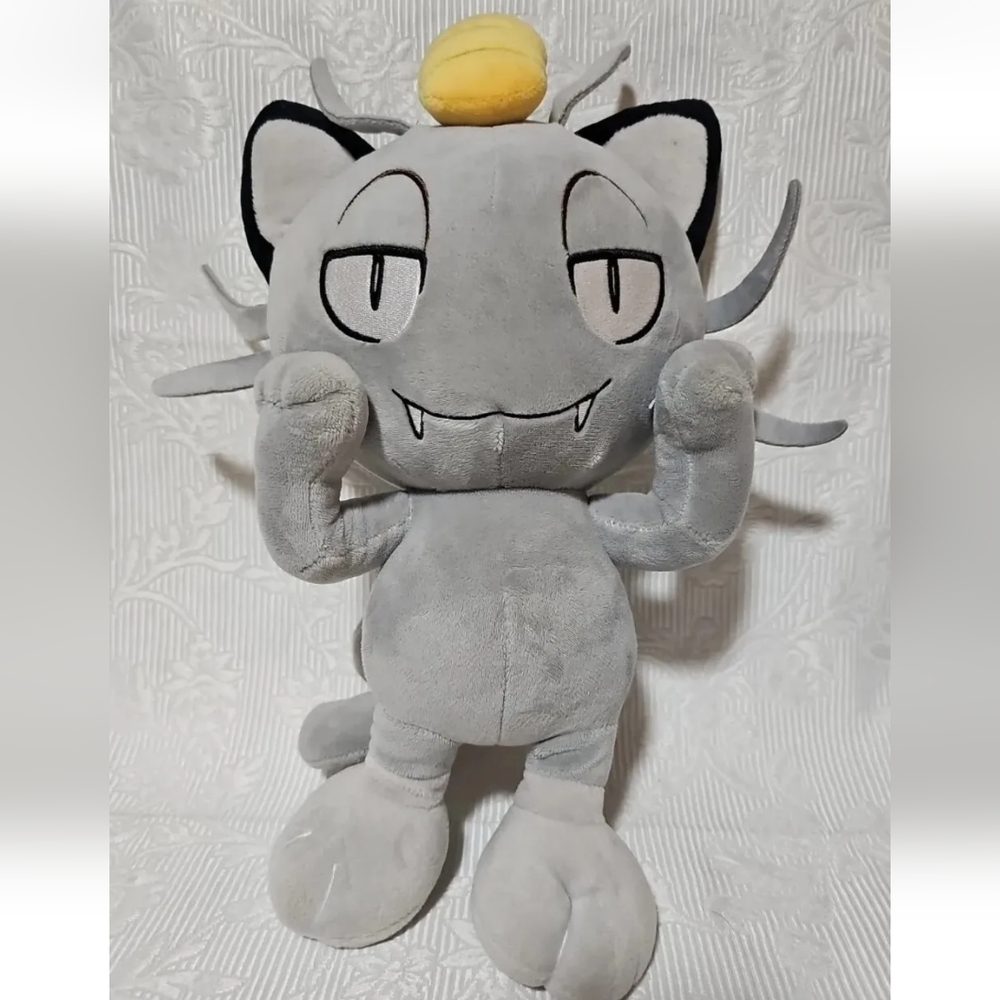 POKEMON MEOWTH PLUSH OLY FACTORY 14"